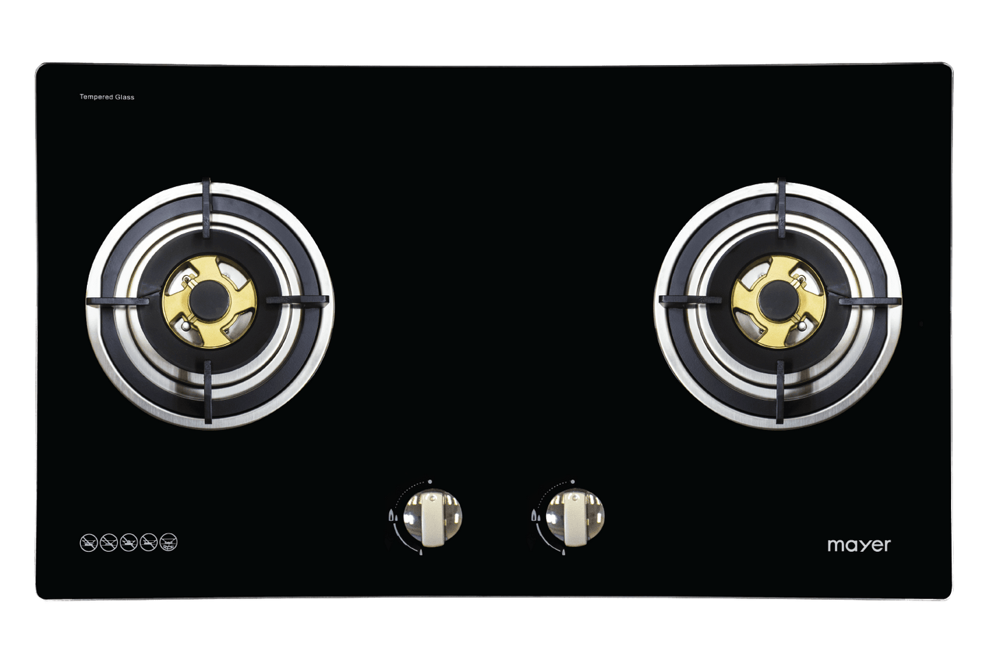 Mayer MMGH882HI Built-in Gas Hob (Glass)