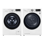 (Bundle) LG FV1410S3WA Front Load Washing Machine (10kg)(4 Ticks)+ TD-H90VWD Dual Inverter Heat Pump Dryer (9KG)(5 Ticks)