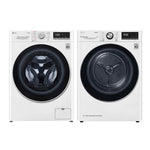 (Bundle) LG FV1409S4W Front Load Washing Machine (9kg)(4 Ticks) + TD-H90VWD Dual Inverter Heat Pump Dryer (9KG)(5 Tick)