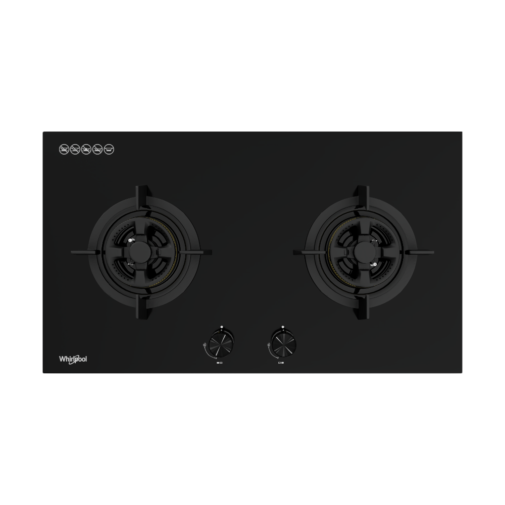 Whirlpool GWG7820TS 78cm Gas Hob, 2Burners, TG
