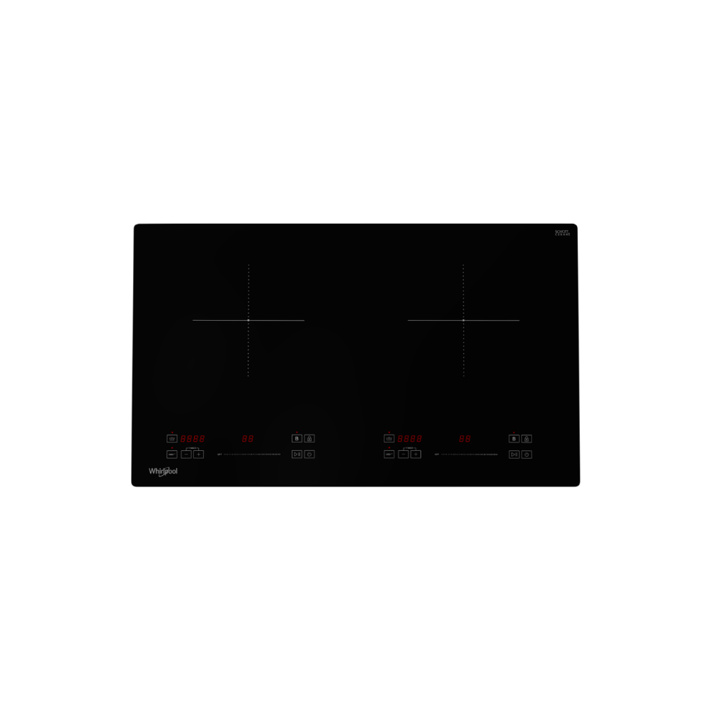 Whirlpool IWHL7320SC, 73cm BI Hob, 2.8kW,2Z,Schott