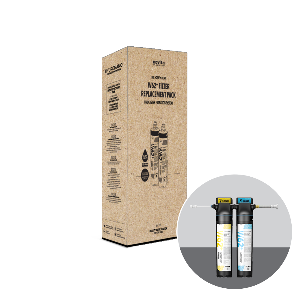 Novita 15” Undersink Filtration System W62 Plus – The Home • Ultra HydroNano™ Filter 2-Piece Replacement Pack
