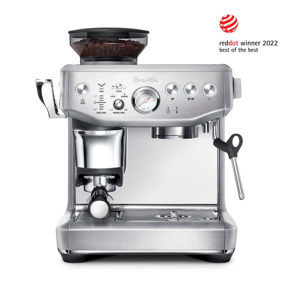 BREVILLE BES876BSS (NEW) the Barista ExpressTM Impress - STAINLESS STEEL (launch island wide on 15 Sept)