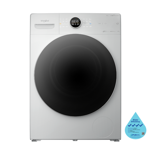 Whirlpool FWMD10502GW Supreme OxyCare 10.5kg Washer (White)