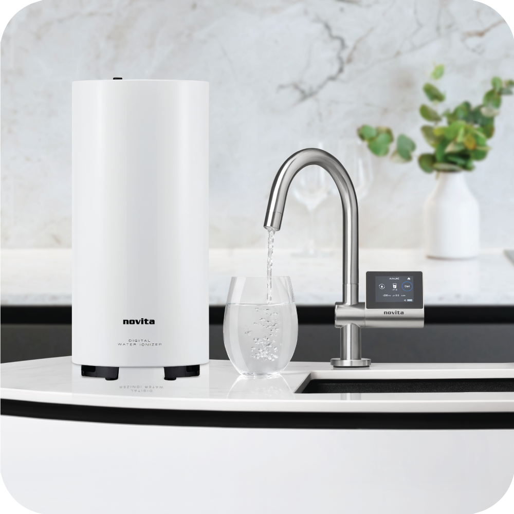 Novita HydroPlus© Premium Undersink Water Ionizer NP12000