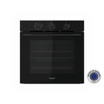 Whirlpool W4 OMK38HU0BA BI Oven 3 knobs, Hydro