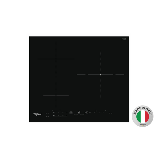 Whirlpool WSB2360BFP 60cm Built-in Induction Hob