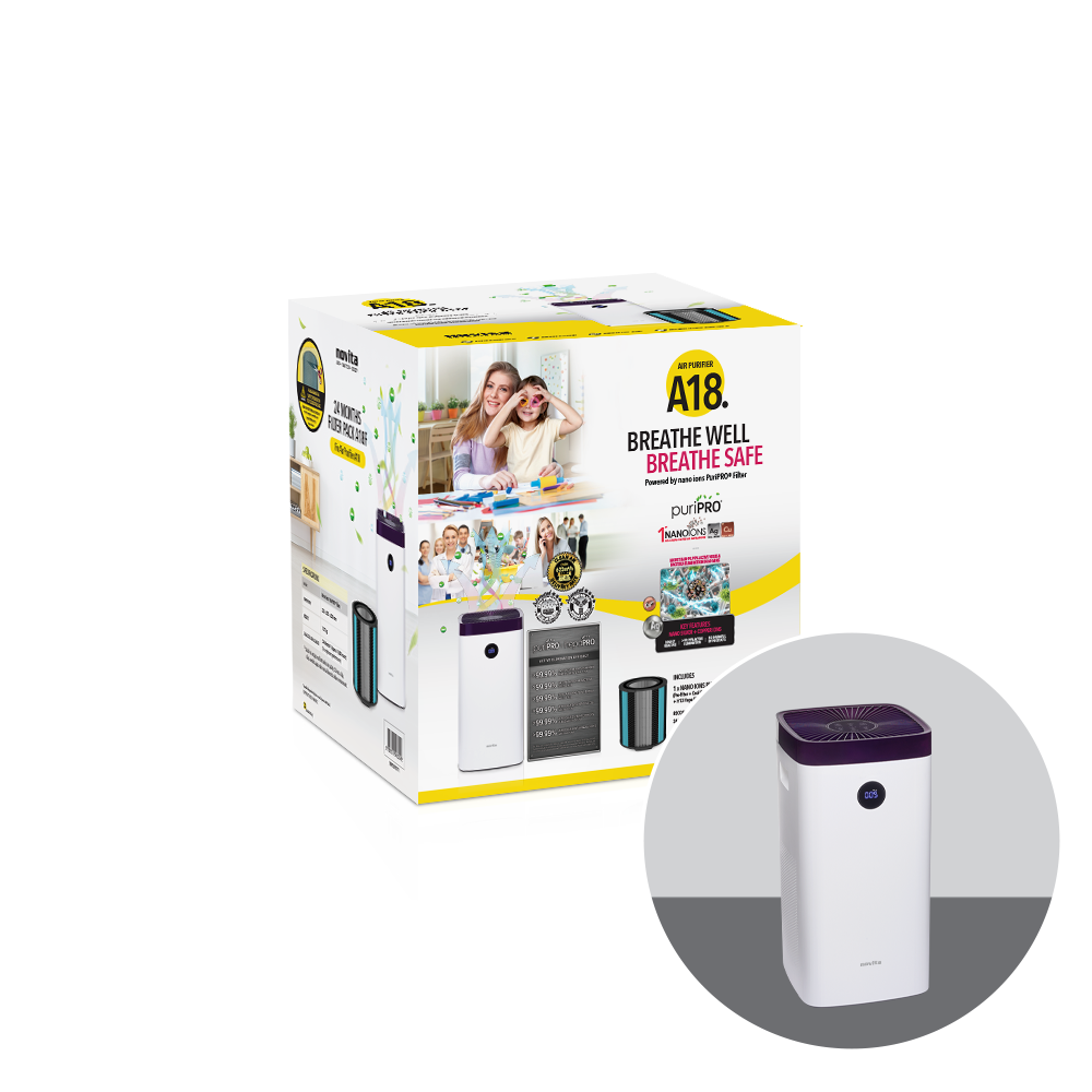 Novita A18 nano ions PuriPRO® 24-Months Replacement Filter Pack