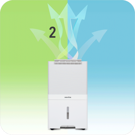 Novita Dehumidifier + Air Purifier The 2-In-1 ND60