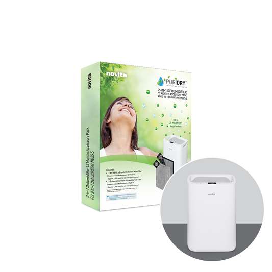 Novita Dehumidifier + Air Purifier The 2-In-1 ND25.5 12-Months Replacement Filter Pack