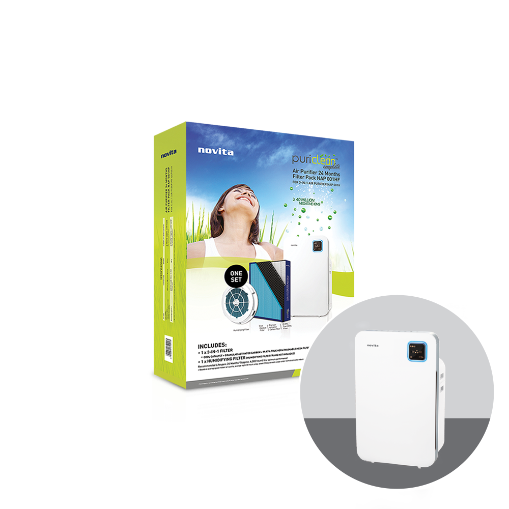 Novita NAP001H 24-Months Replacement Filter Pack