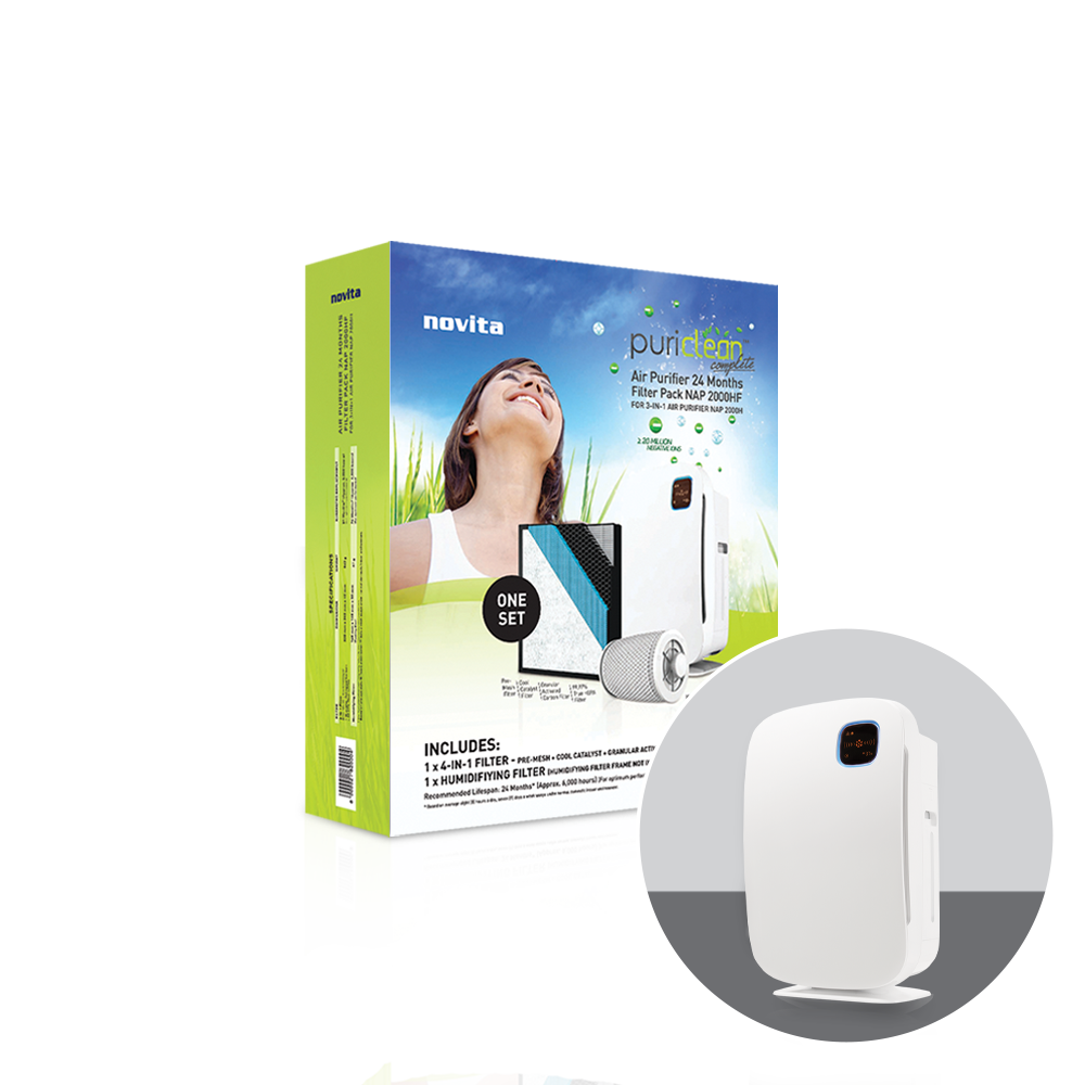 Novita NAP002H/2000H 24-Months Replacement Filter Pack