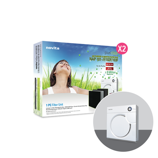 Novita Bundle of 2: NAP101i/102 12-Months Replacement Filter Pack