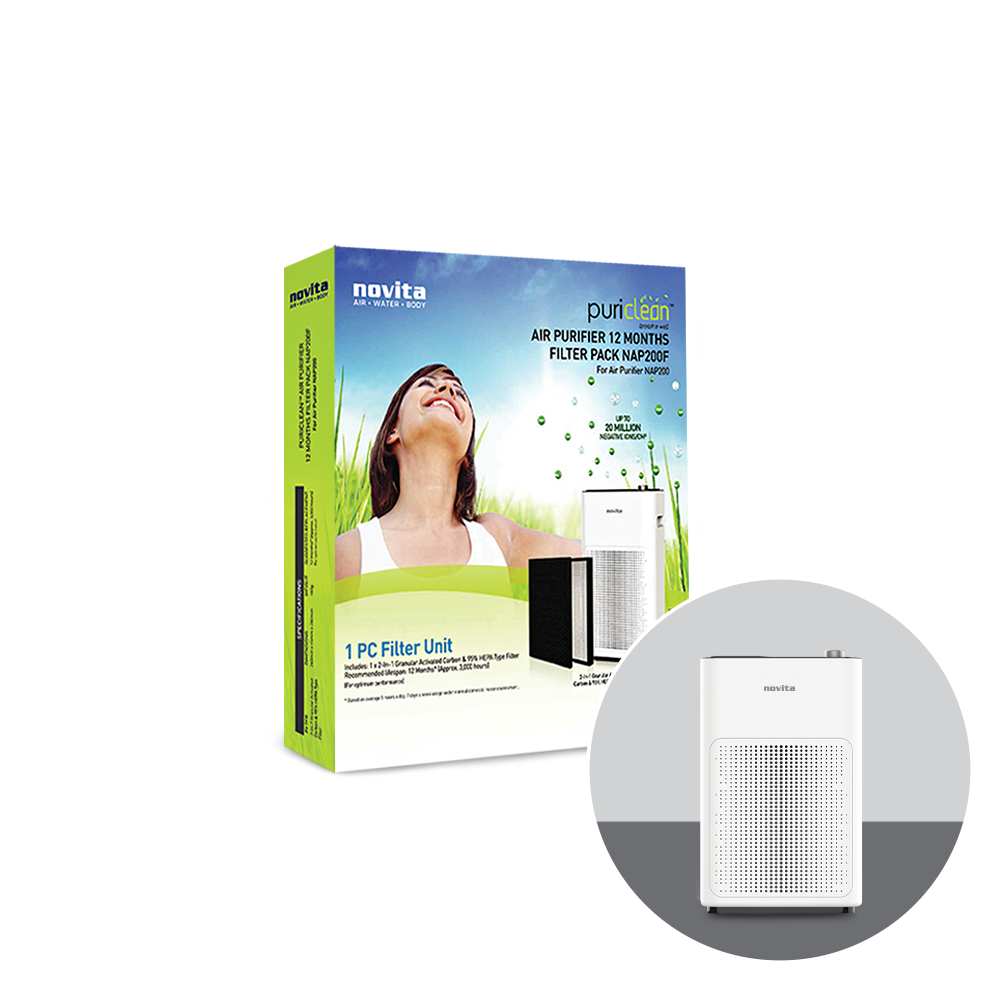 Novita NAP200 12-Months Replacement Filter Pack