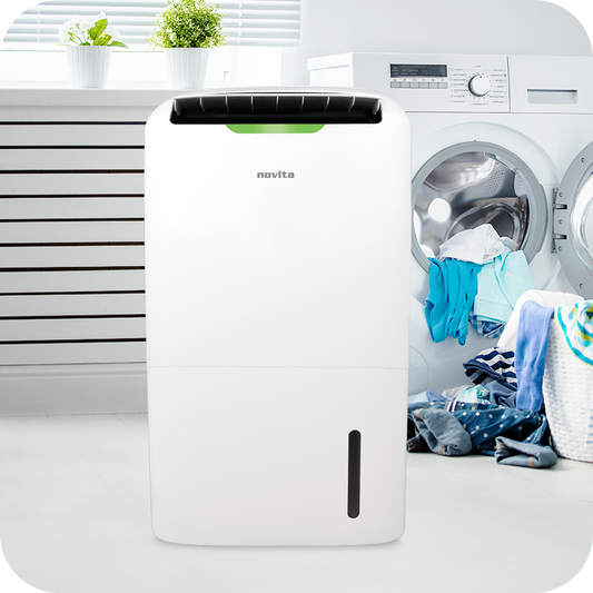 Novita Corp - PuriDry™ 2-In-1 Dehumidifier ND2000 with HEPA Air Purification and 3 Years Full Warranty