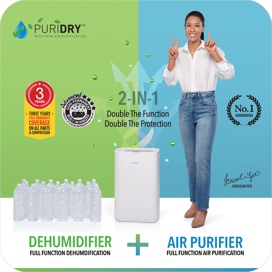 Novita Dehumidifier + Air Purifier The 2-In-1 ND25.5