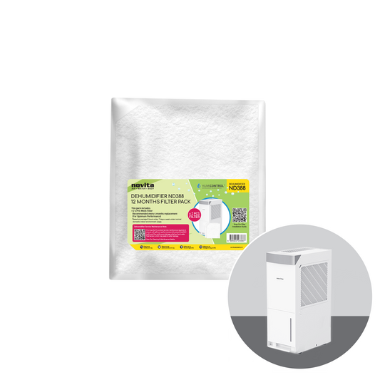 Novita Filter Pack - For Dehumidifier ND388 (2 Pcs)