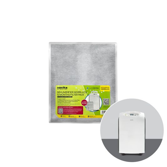 Novita Filter Pack - For Dehumidifier ND390i-LCD/ND390i (2 Pcs)