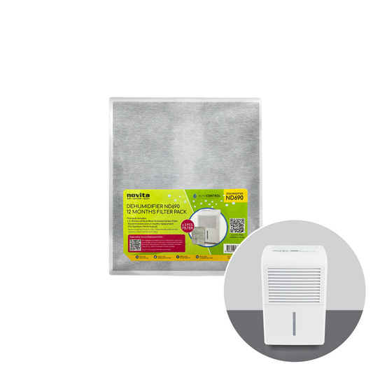Novita Filter Pack - For Dehumidifier ND690 (2 Pcs)
